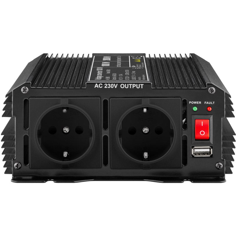 GOOBAY 12V-230V DC/AC USB-5V 1000W pretvornik inverter napajalnik