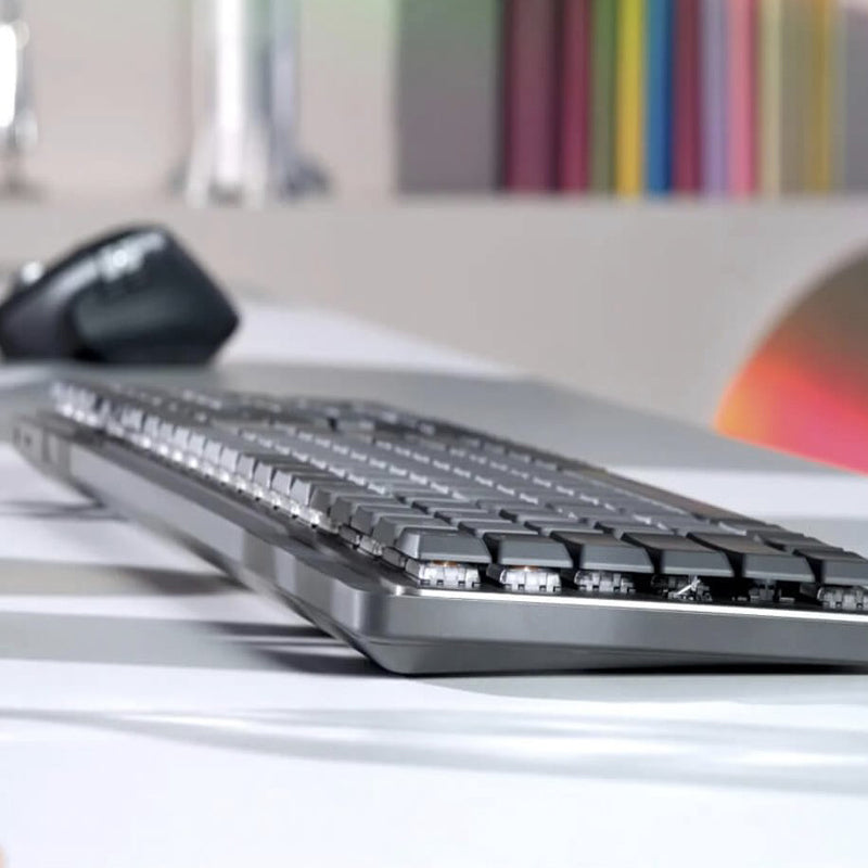 LOGITECH MX Mechanical Illuminated Performance bluetooth grafitna/črna mehanska slo tisk tipkovnica