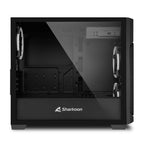 SHARKOON V1000 mATX RGB okno igričarsko črno ohišje