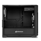 SHARKOON V1000 mATX RGB okno igričarsko črno ohišje