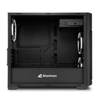 SHARKOON V1000 mATX RGB okno igričarsko črno ohišje