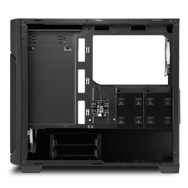 SHARKOON V1000 mATX RGB okno igričarsko črno ohišje