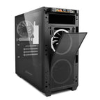 SHARKOON V1000 mATX RGB okno igričarsko črno ohišje