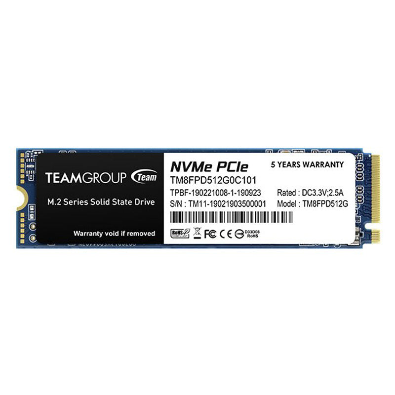 SSD TEAMGROUP MP33 PRO 512GB M.2 PCIE NVME (TM8FPD512G0C101)