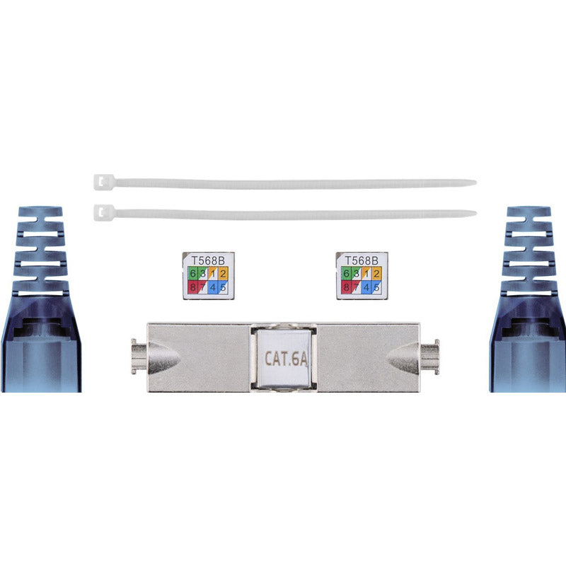 GOOBAY CAT 6 2xRJ45 LAN STP IDC moderen kabelski priključek