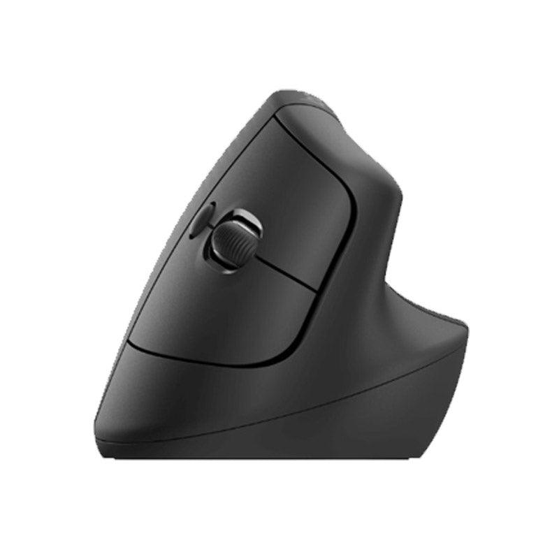 LOGITECH Lift vertikalna ergonomska brezžična optična miška, črna