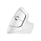 LOGITECH Lift vertikalna ergonomska brezžična optična mini bela miška