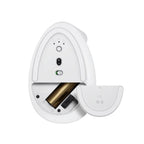 LOGITECH Lift vertikalna ergonomska brezžična optična mini bela miška