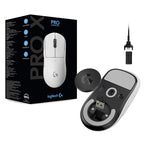 LOGITECH G PRO X Superlight brezžična optična igralna miška, bela