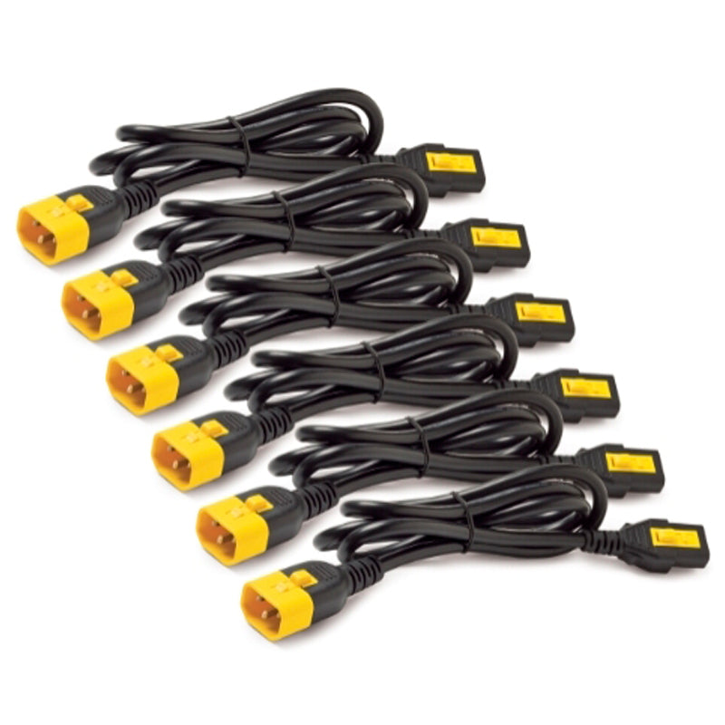 APC IEC KIT 6 10A 0,6m črni napajalni kabel za Rack PDU