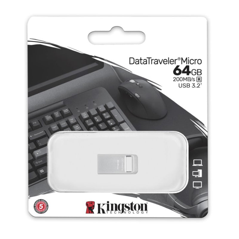KINGSTON DataTraveler Micro USB 64GB 3.2 Gen 1 DTMC3G2/64GB USB ključ