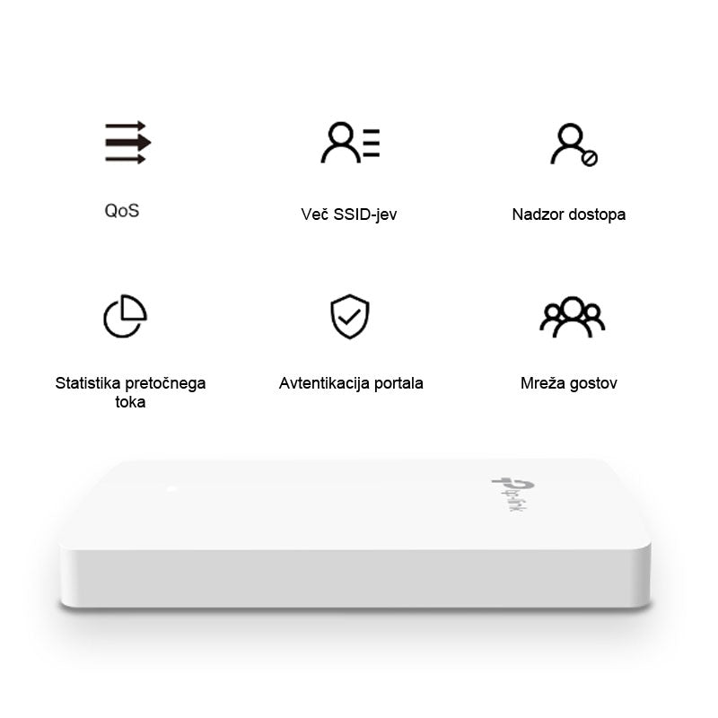 TP-LINK EAP235 AC1200 Wi-Fi dvopasovna stenska brezžična dostopna točka
