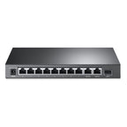 TP-LINK TL-SL1311MP 11-portno 10/100Mbps (8x PoE+) RJ45 2x Gigabit RJ45 1x Gigabit SFP pametno mrežno stikalo