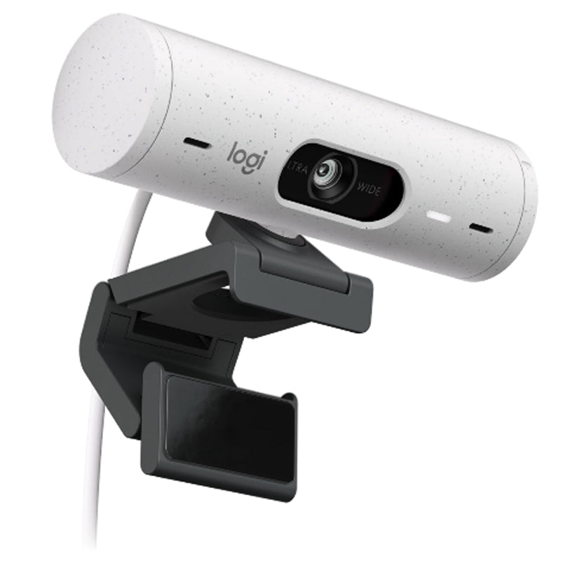 LOGITECH BRIO 500 FHD 1080p LAN bela spletna kamera