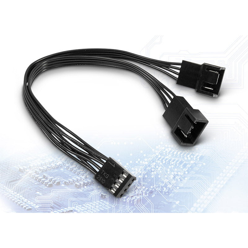 INTER-TECH 15 cm 4-pinski PWM Y-kabel