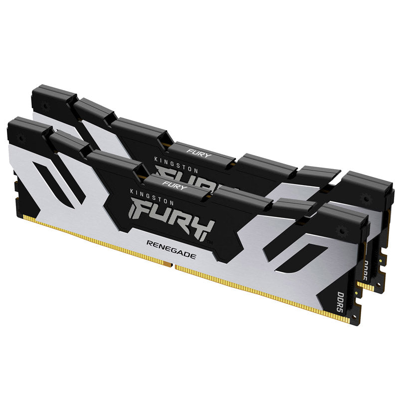 KINGSTON Fury Renegade Silver 32GB (2x16GB) 6400MT/s DDR5 CL32 XMP KF564C32RSK2-32 RGB RAM pomnilnik