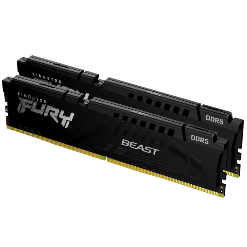 KINGSTON Fury Beast 32 GB (2x16 GB) 5600 MT/s DDR5 CL40 XMP KF556C40BBK2-32 RAM pomnilnik