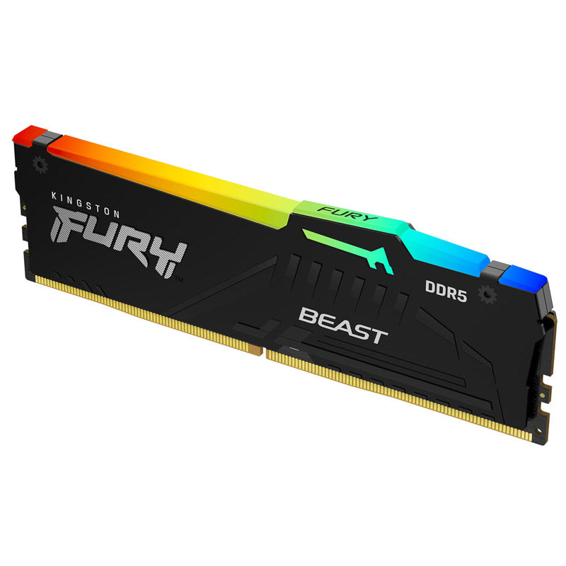 KINGSTON Fury Beast 32GB 5600MT/s DDR5 CL40 XMP KF556C40BBA-32 RGB RAM pomnilnik