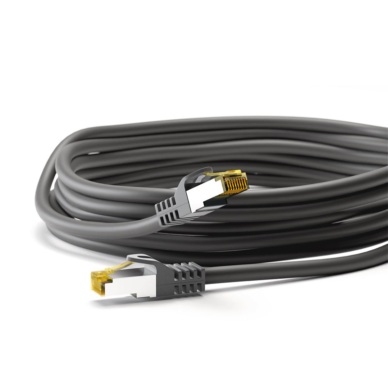 GOOBAY S/FTP CAT 6A / S/FTP CAT 7 patch 3m črn (91617) mrežni povezovalni kabel