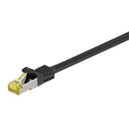 GOOBAY S/FTP CAT 6A / S/FTP CAT 7 patch 10m (91644) črn mrežni povezovalni kabel