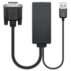 Adapter GOOBAY HDMI na VGA 0,1m (67816) črn