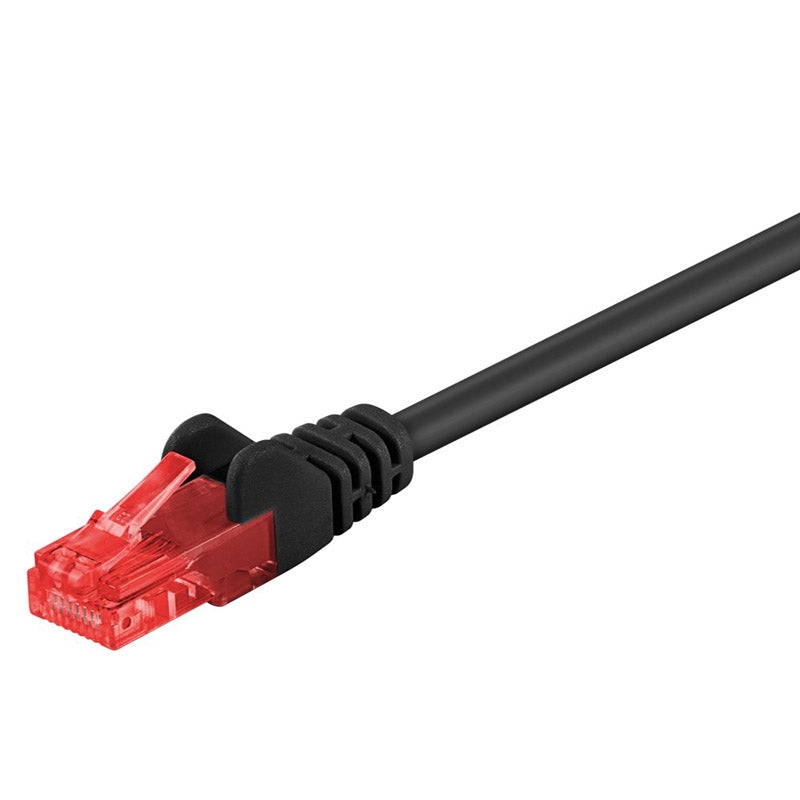 GOOBAY U/UTP CAT 6 patch 1,5m (95596) črn mrežni povezovalni kabel