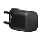 GOOBAY USB-C PD GaN 5V 30W črni hitri polnilec