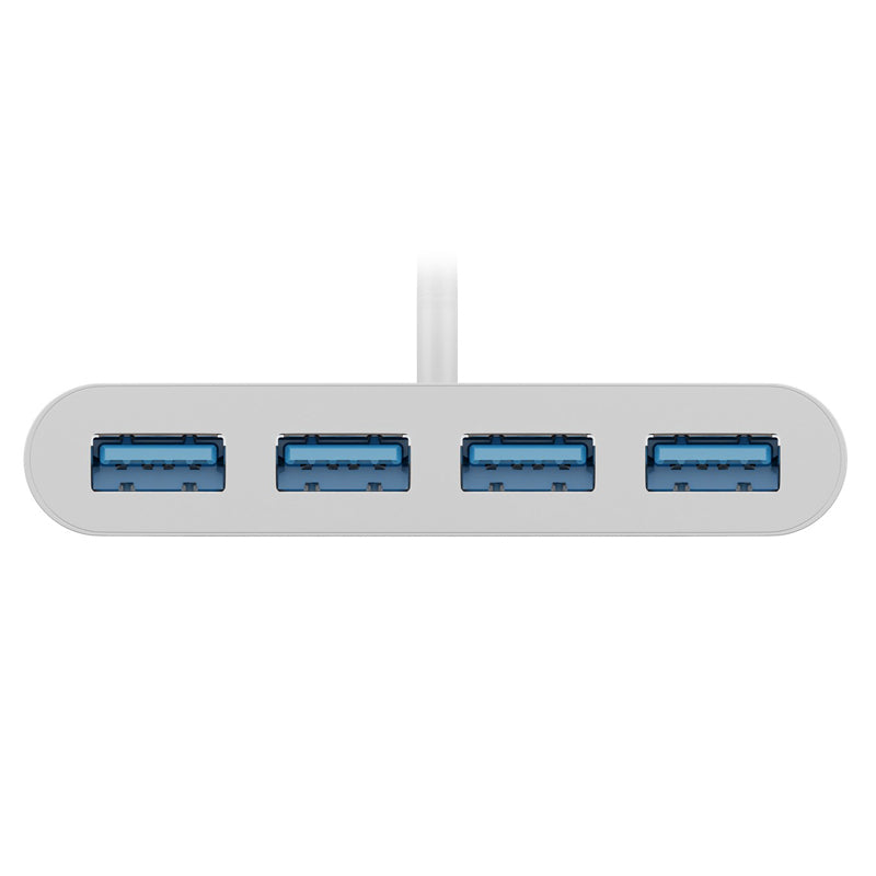 GOOBAY USB-C na 4x USB 3.0 A belo USB vozlišče