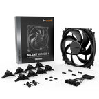 BE QUIET! Silent Wings 4 (BL095) 140 mm 3-pinski črni ventilator