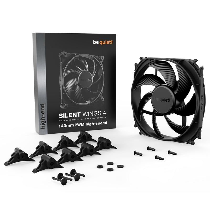BE QUIET! Silent Wings 4 (BL097) 140mm 4-pinski PWM visokohitrostni ventilator