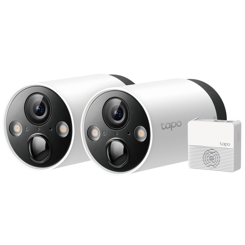 TP-LINK Tapo C420S2 4MP 2K QHD 3,18mm dnevna/nočna WiFi črno/bela brezžična zunanja nadzorna kamera 2 kom