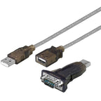 GOOBAY USB-A 2.0 na RS-232 (9-polni) 1,5m kabel