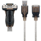 GOOBAY USB-A 2.0 na RS-232 (9-polni) 1,5m kabel
