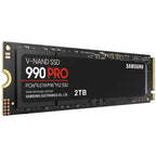 SAMSUNG 990 PRO 2TB M.2 PCIe 4.0 NVMe 2.0 MZ-V9P2T0BW SSD