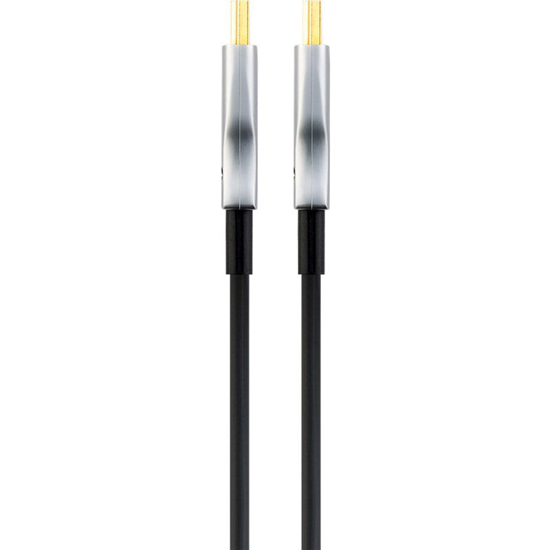 GOOBAY Optical Hybrid High Speed ​​HDMI (M/M) 2.0 4K 60Hz 30m z Ethernet AOC pozlačen črn Optični Hibridni kabel