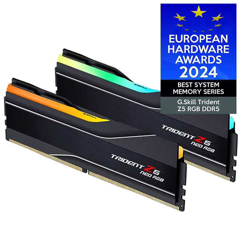 G.SKILL Trident Z5 Neo RGB 32GB (2x16GB) 6000MT/s DDR5 CL30 F5-6000J3038F16GX2-TZ5NR RAM pomnilnik