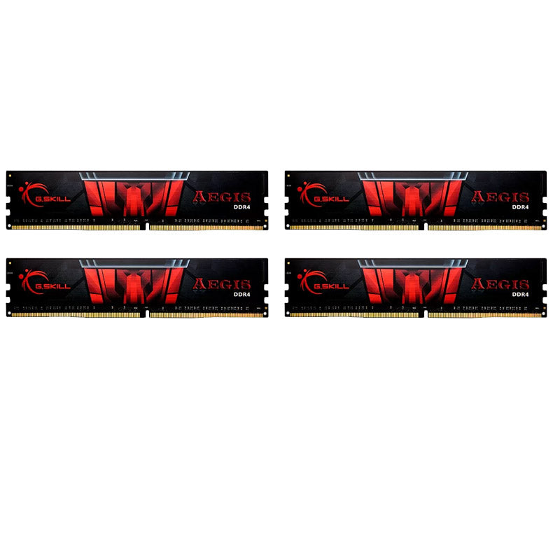G.SKILL Aegis 32GB (4x8GB) 3200MT/s DDR4 CL16 F4-3200C16Q-32GIS ram pomnilnik