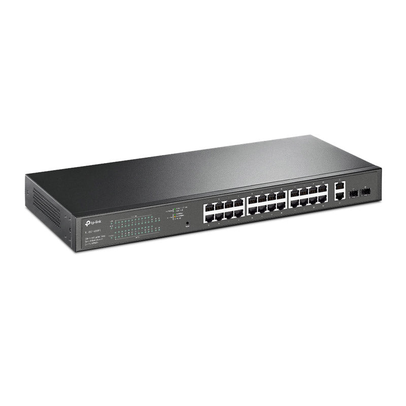 TP-LINK TL-SG1428PE 28-portno gigabitno (24x PoE+) 2x gigabitno RJ45 2x gigabitno SFP Easy Smart mrežno stikalo