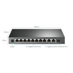 TP-LINK TL-SG1210MPE 10-portno 9x Gigabit (8x PoE+) RJ45 1x Gigabit SFP/RJ45 Combo Easy Smart mrežno stikalo
