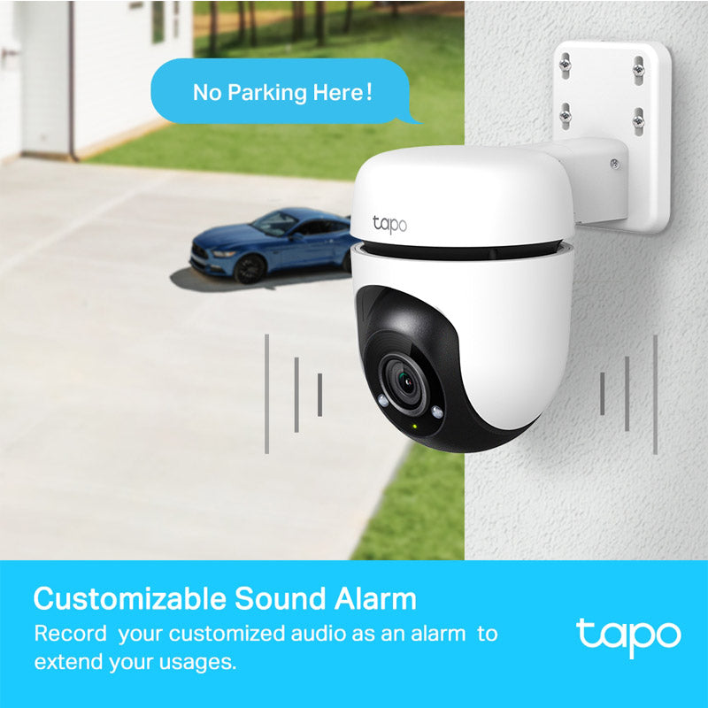 TP-LINK Tapo C500 FHD IP65 360° WiFi bela zunanja nadzorna kamera