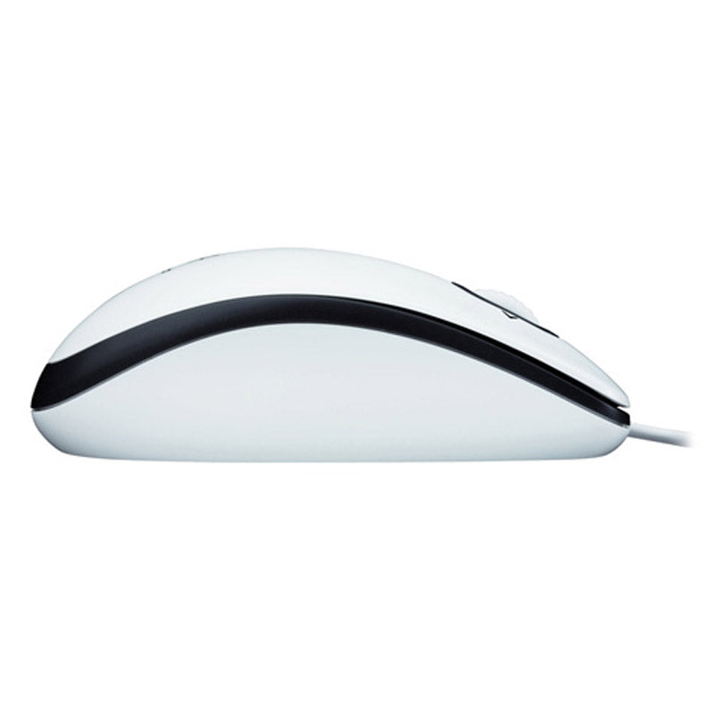 Žična optična miška LOGITECH M100, bela