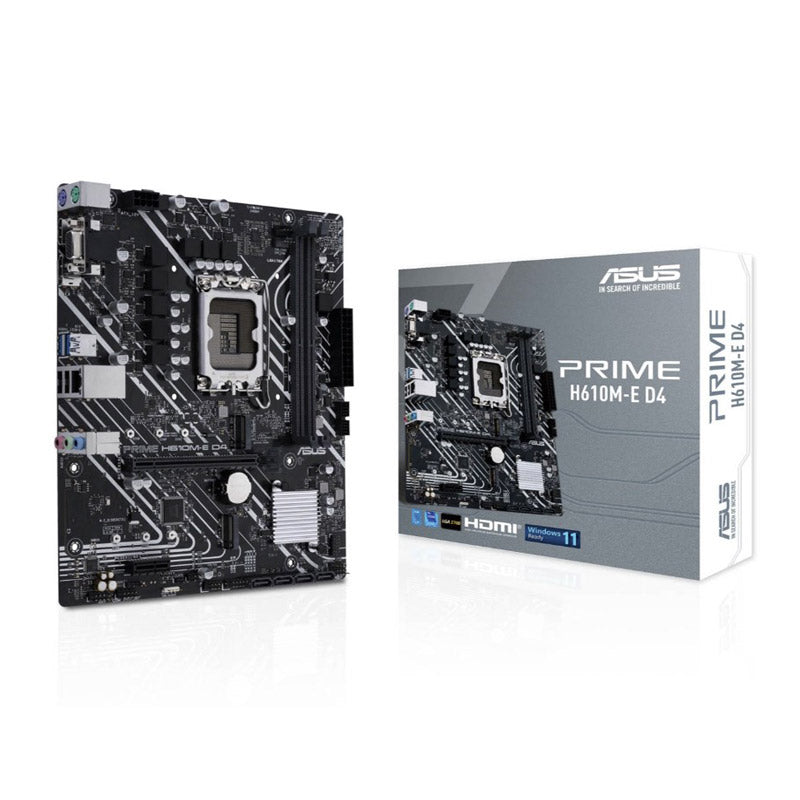 ASUS Prime H610M-E D4 CSM LGA1700 DDR4 mATX Motherboard