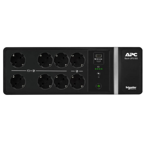 APC Back-UPS BE850G2-GR BE 850VA 520W 8xSchuko CEE7 USB-C/A prenapetostna zaščita razdelilec brezprekinitveno napajanje