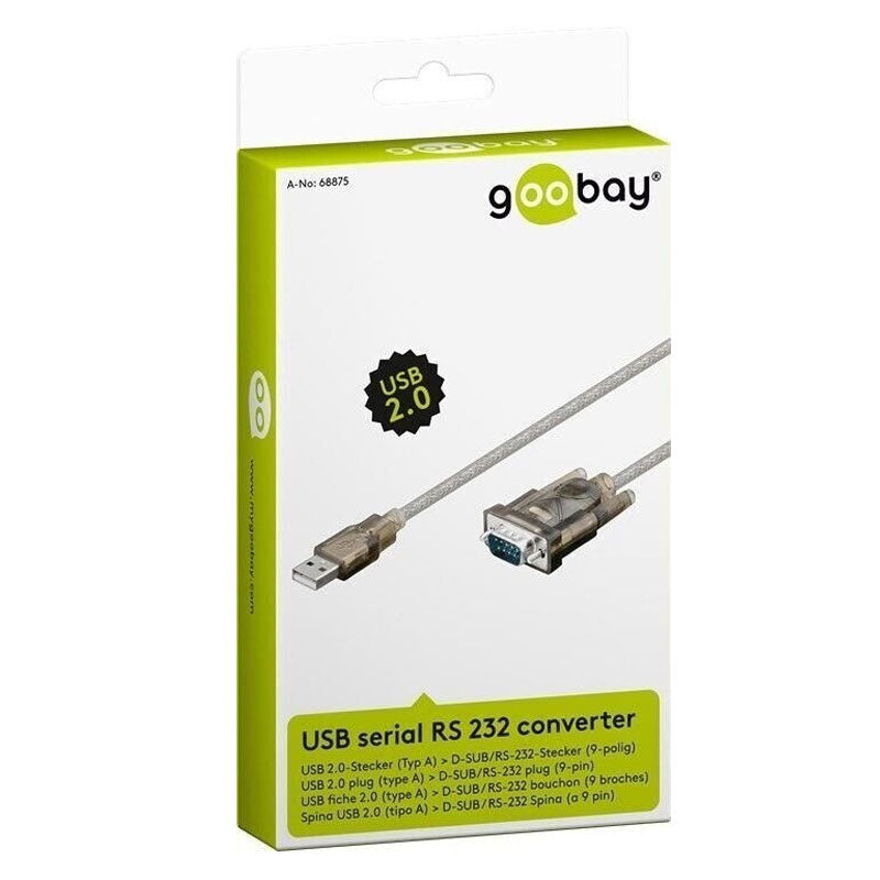 GOOBAY USB na RS232 1,5 m prehodni kabel