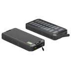 GOOBAY PowerBank 20.000 mAh USB-C Quick-Charge 3.0 sončne celice črna zunanja prenosna baterija