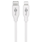 GOOBAY USB-C na Apple (Lightning) 0,5m 87W beli napajalni in sync MFi kabel