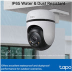 TP-LINK Tapo C510W 3MP 2K IP65 360° WiFi bela zunanja nadzorna kamera