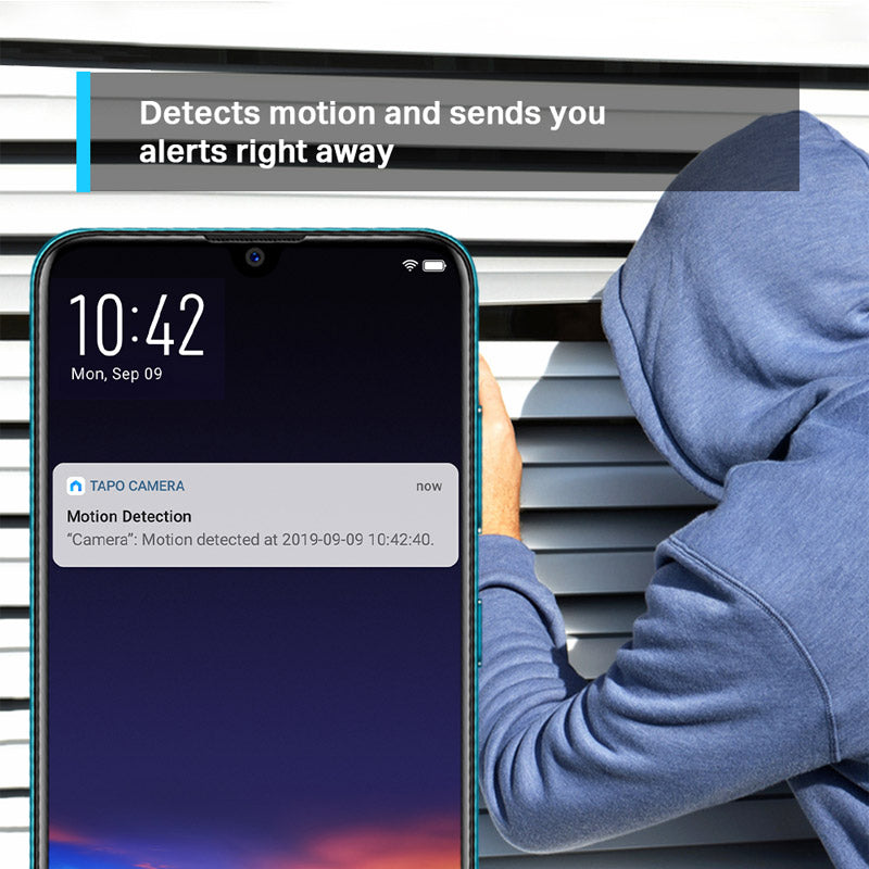 TP-LINK Tapo C200P2 FHD dnevna/nočna Pan/Tilt Wi-Fi bela Ai elektronska varuška nadzorna kamera 2 kom
