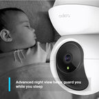 TP-LINK Tapo C200P2 FHD dnevna/nočna Pan/Tilt Wi-Fi bela Ai elektronska varuška nadzorna kamera 2 kom