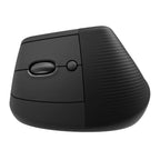 LOGITECH Lift Left navpična ergonomska brezžična optična miška za levičarje, črna